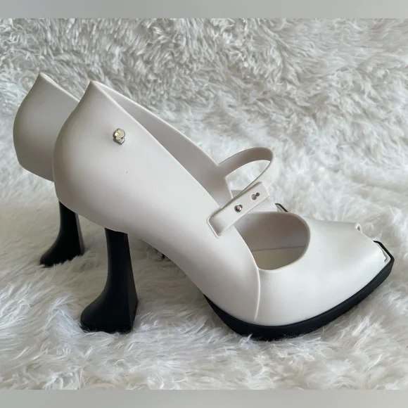 Karl Lagerfeld Shoes Melissa Karl Lagerfeld White Heels Shoes